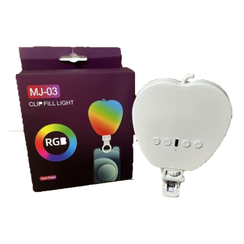 MJ-03 RGB Clip Fill Light (Apple Shape)