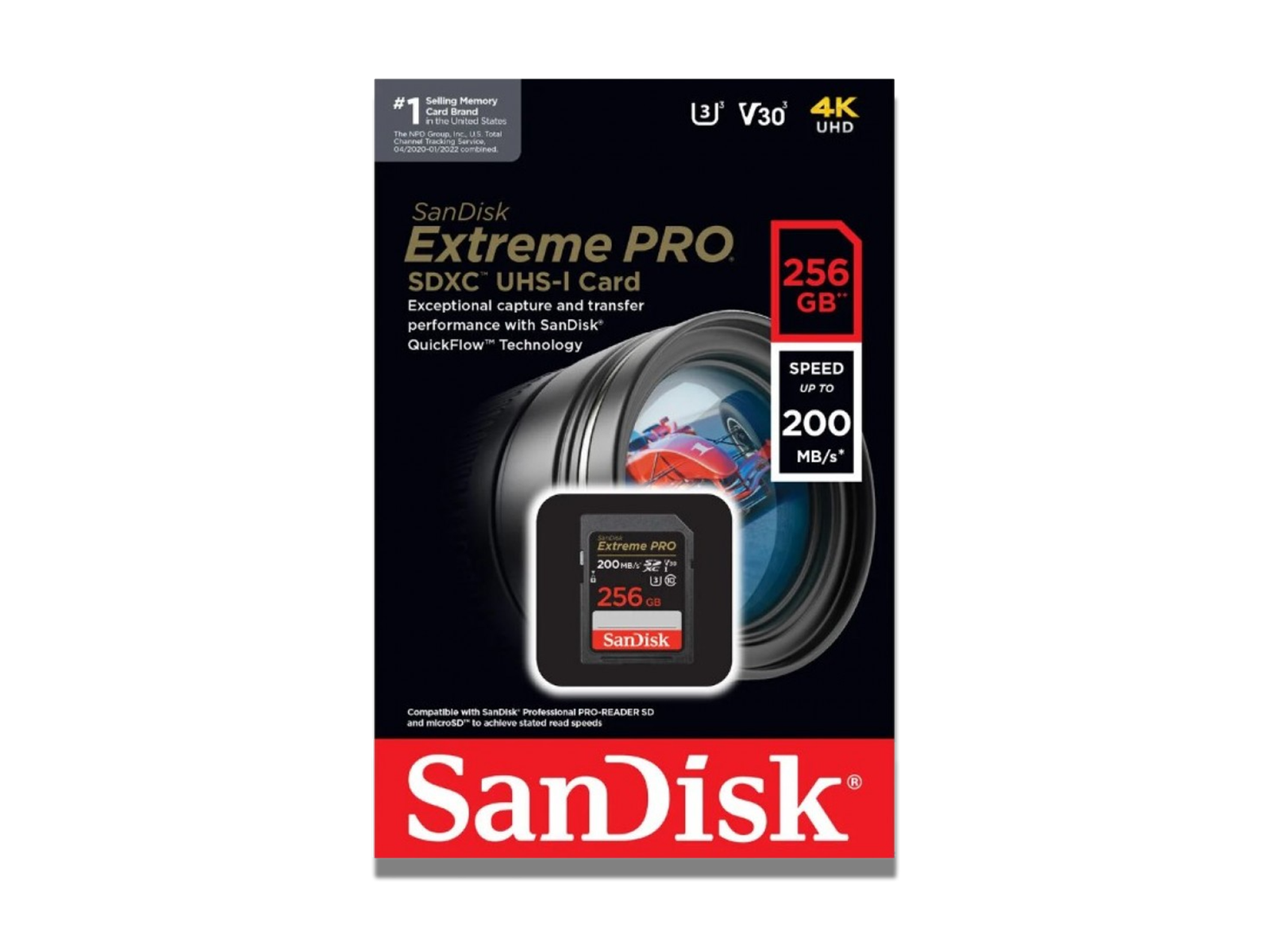 SanDisk Extreme PRO 256GB SDXC UHS-I Memory Card