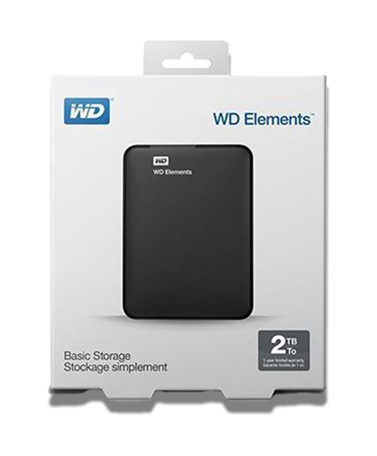 WD Elements 2TB Portable External Hard Drive