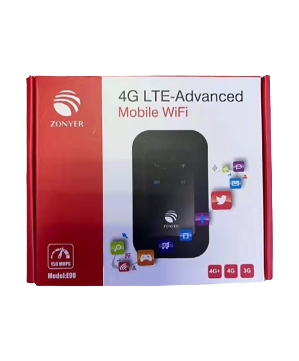 ZONYER 4G LTE-Advanced Mobile WiFi (Model: E90)